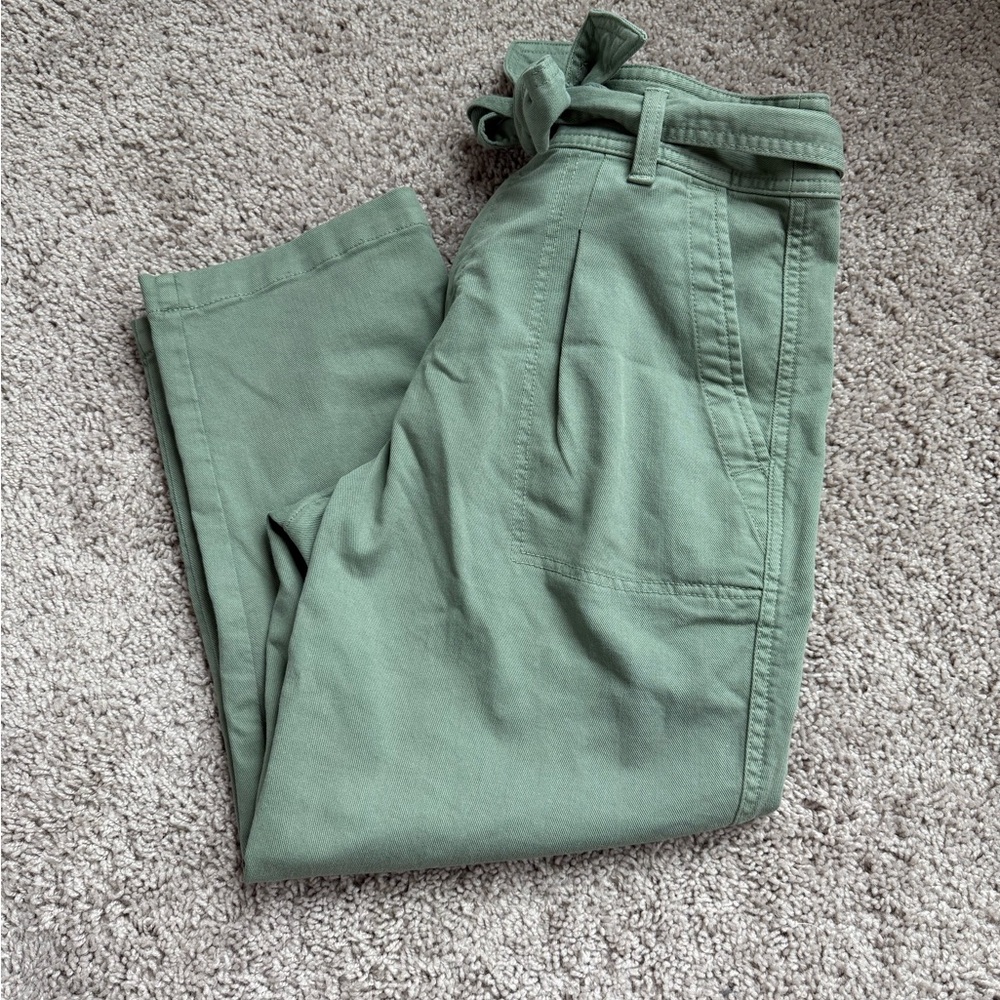 Loft Green Utility Pants, size 8P